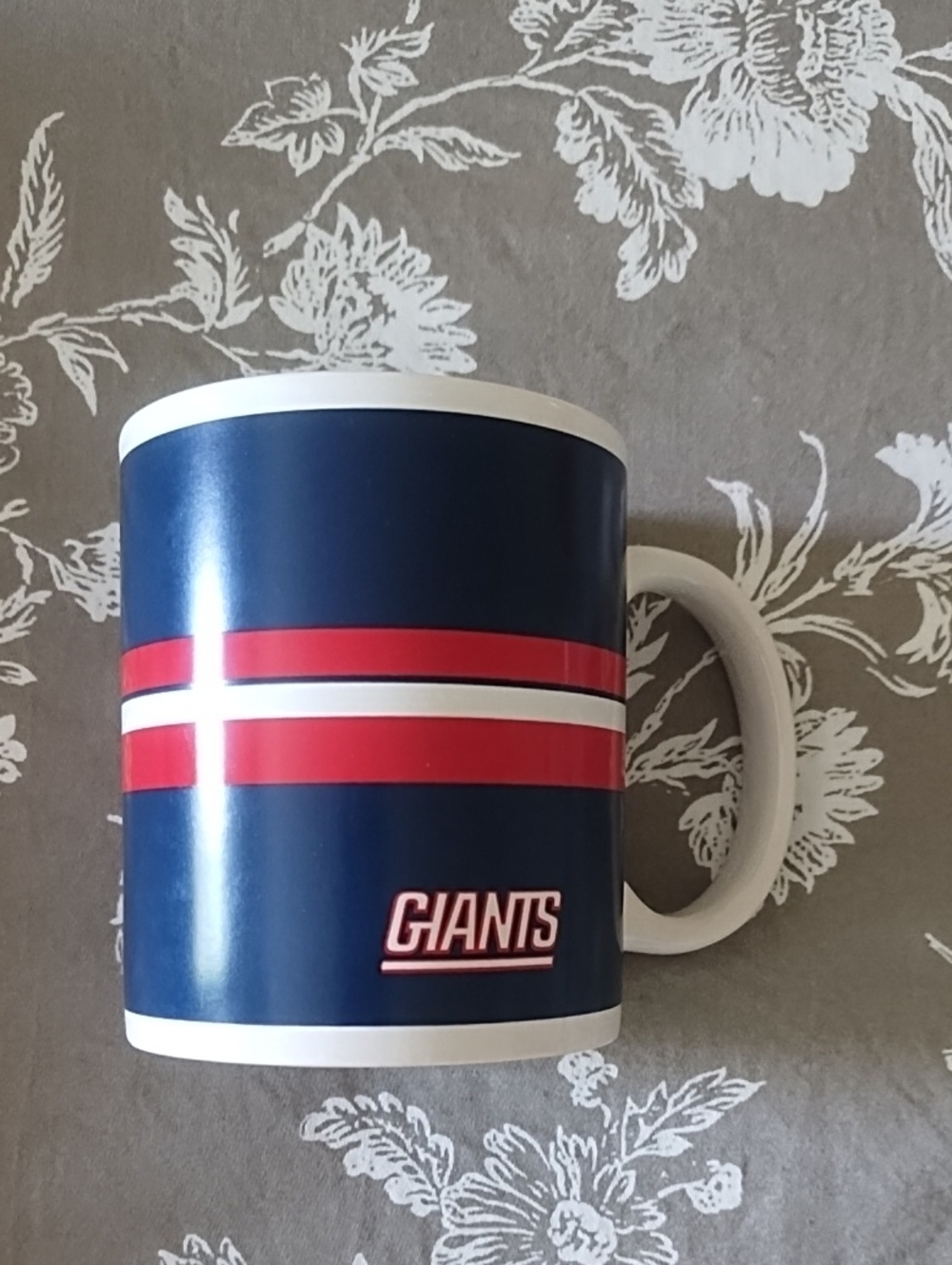 NY Giants Blue Red White Ceramic Coffee Mug